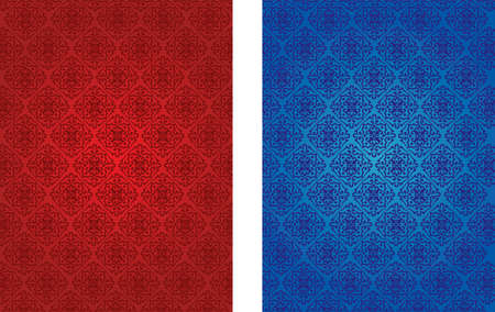 Vector illustration of Damask patternのイラスト素材