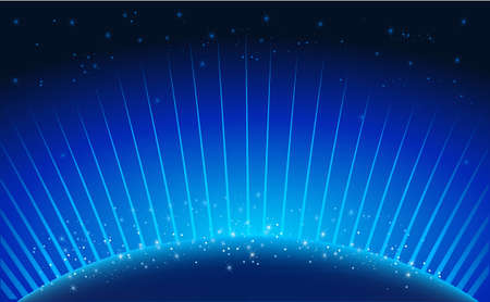 Vector illustration of Abstract color glowing backgroundのイラスト素材