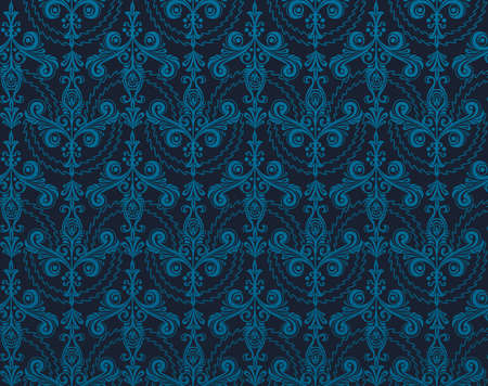 Damask pattern のイラスト素材