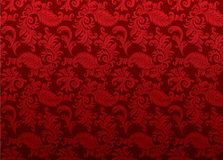 Damask pattern のイラスト素材