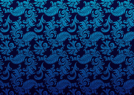Damask pattern のイラスト素材