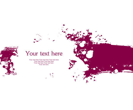 Vector illustration of Splash bannerのイラスト素材