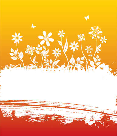 Floral backgroundのイラスト素材
