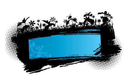 Vector illustration of Floral backgroundのイラスト素材