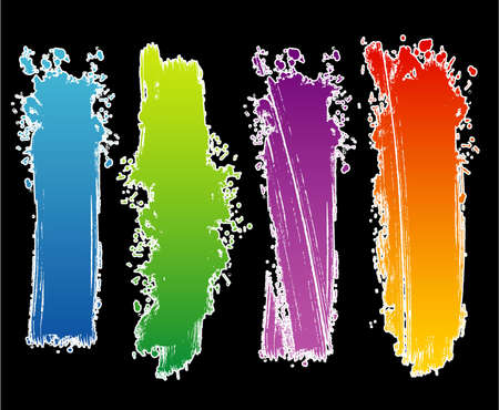 Grunge bannersのイラスト素材