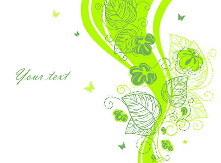 Floral backgroundのイラスト素材