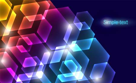 Vector illustration of Abstract color glowing backgroundのイラスト素材