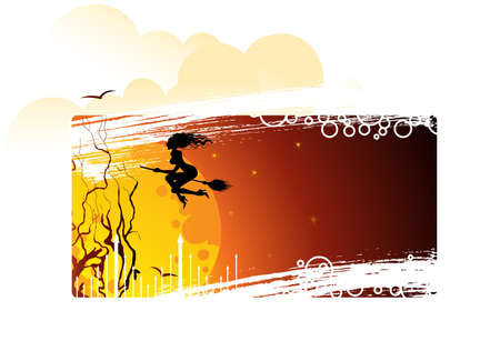 Halloween backのイラスト素材