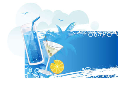 Cocktails iconsのイラスト素材