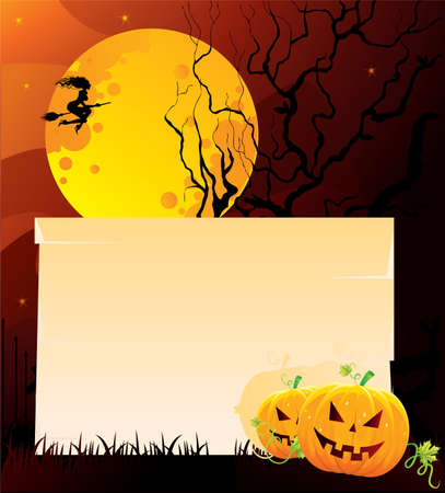 Vector illustration of Halloween backのイラスト素材