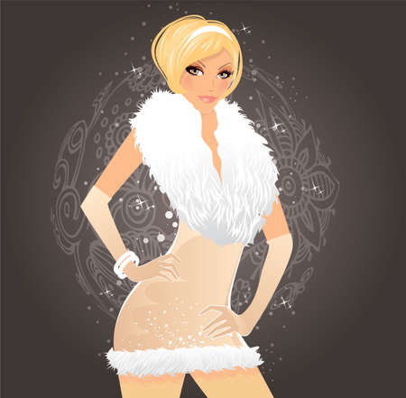 party girlのイラスト素材