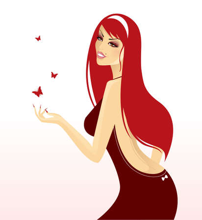 Beauty womanのイラスト素材