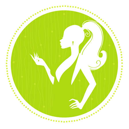 Woman s silhouetteのイラスト素材