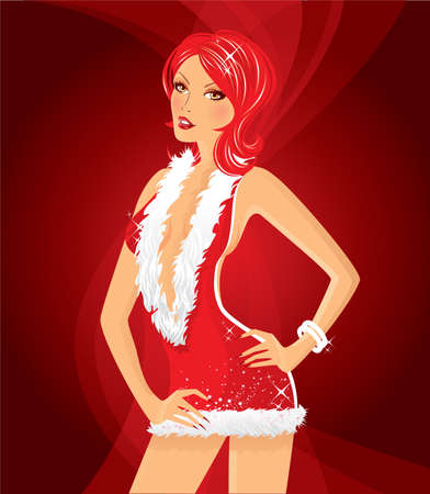 Vector illustration of Sexy girlのイラスト素材