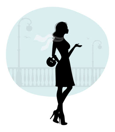 Vector illustration of Womanのイラスト素材