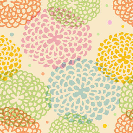 Floral seamless patternのイラスト素材