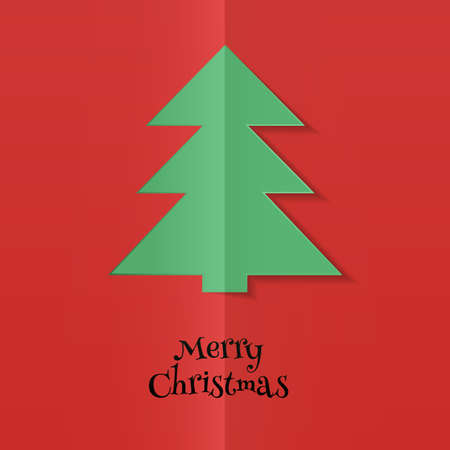 Vector illustration of Abstract xmas treeのイラスト素材