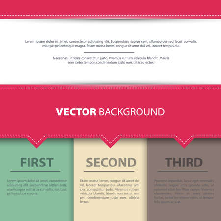 Vector illustration of Design template backのイラスト素材