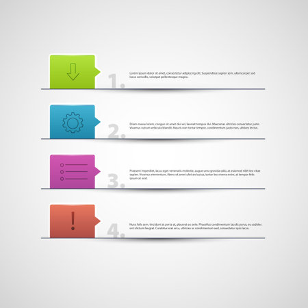 Vector illustration of Design template backのイラスト素材