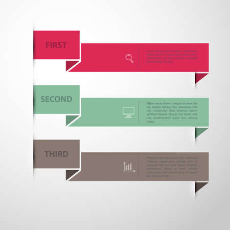 Vector illustration of Design template backのイラスト素材