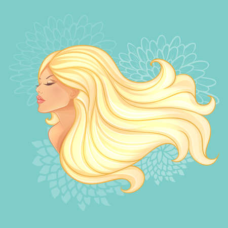 Vector illustration of Beautiful womanのイラスト素材