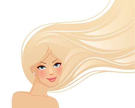 Vector illustration of Beautiful woman  のイラスト素材