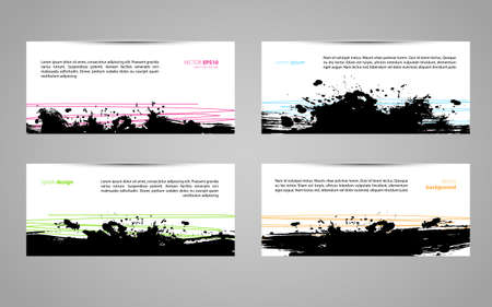 Vector illustration  ) of Watercolor designのイラスト素材