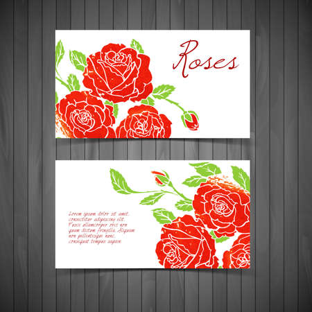 illustration of Watercolor floralのイラスト素材