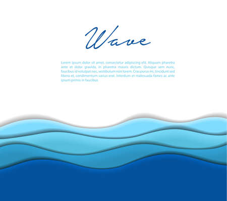 Illustration of Abstract waves backgroundのイラスト素材