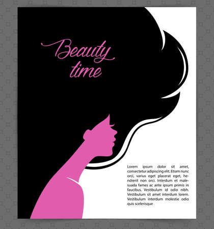 Vector illustration (eps 10) of Cards with womanのイラスト素材