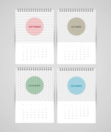 illustration of Calendar for 2015のイラスト素材