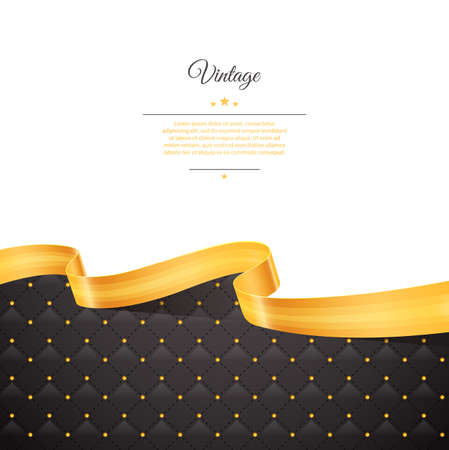 Vector illustration of Vintage templateのイラスト素材