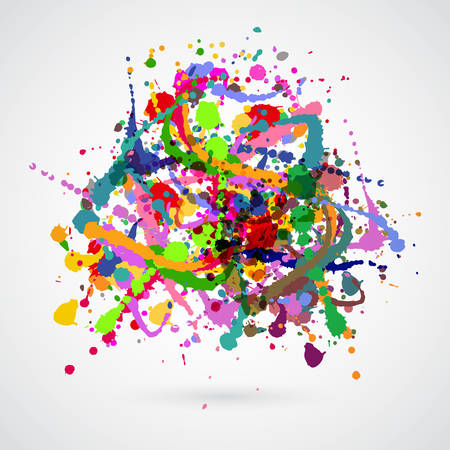 Vector illustration of Hand painted watercolor textureのイラスト素材