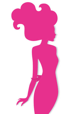 Vector illustration of Beautiful and young womanのイラスト素材