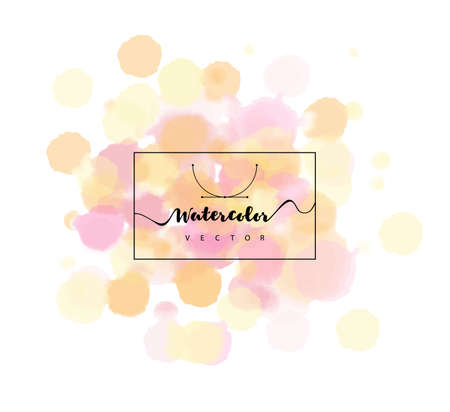 Vector illustration of Hand painted watercolor textureのイラスト素材