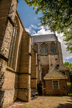 Alkmaar, the Netherlands. June 2021. The great Laurentius church in Alkmaar, Holland. High quality photoの写真素材