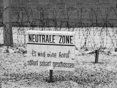 Sachsenhausen, Germany, March 2012. The sad surroundings of Sachsenhausen concentration camp. High quality photoのeditorial素材