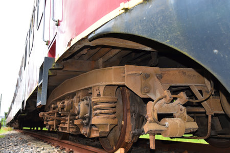 Utrecht, Netherlands. May 2023. Old trains at the railroad museum in Utrecht. High quality photoのeditorial素材