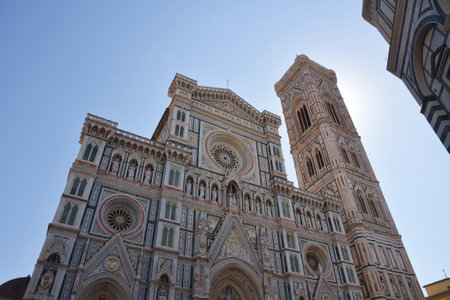Florence, Italy. September 18, 2023. View of Florence Cathedral (Cattedrale di Santa Maria del Fiore). High quality photoの写真素材