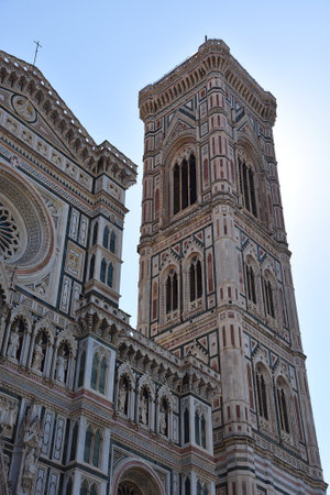 Florence, Italy. September 18, 2023. View of Florence Cathedral (Cattedrale di Santa Maria del Fiore). High quality photoの写真素材