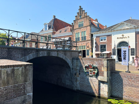 Edam, the Netherlands. June 25, 2024. The historic centre of Edam. High quality photoのeditorial素材