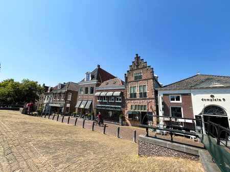 Edam, the Netherlands. June 25, 2024. The historic centre of Edam. High quality photoのeditorial素材