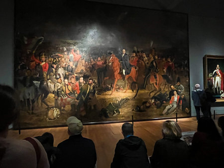 Amsterdam, the Netherlands. June 10, 2024. One of the showrooms of the Rijksmuseum in Amasterdam. High quality photoのeditorial素材