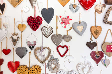 Heart shape is perfect to represent love and affection we show to our loved ones, for a special occasion or in everyday lifeの写真素材