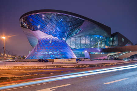 BMW Welt in Munich, Germanyのeditorial素材