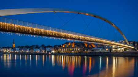 Cityscape of Maastricht by Night
