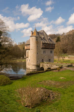 Castle of Crupet in Belgiumのeditorial素材