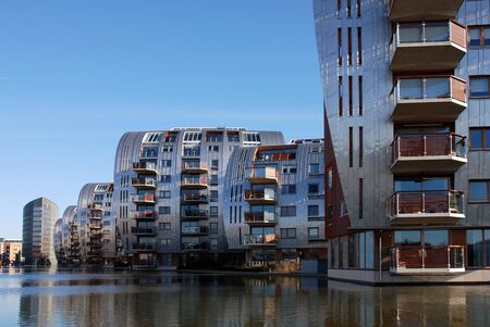 a fine example of modern architecture の写真素材