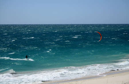 Kite surfingの写真素材