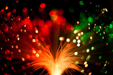 Abstract lightsの写真素材